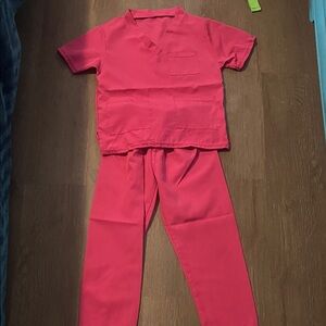 Vibrant Pink Kids Doctor Costume